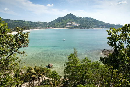 在泰国普吉岛附近的海滩