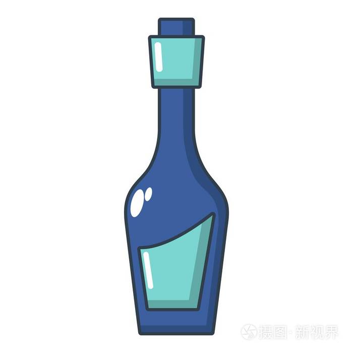 醋瓶图标卡通风格