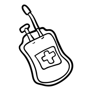 着色书, 血袋照片