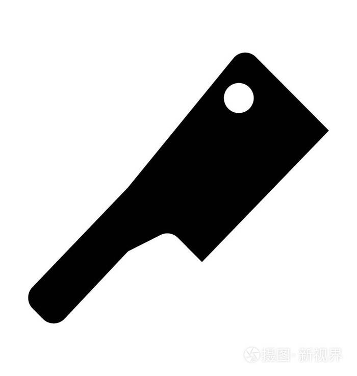 切肉刀矢量图标