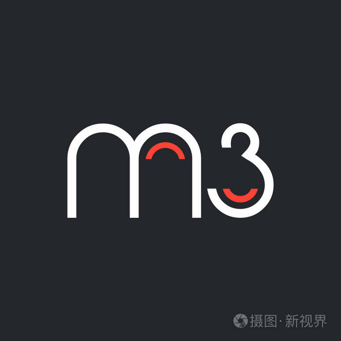 数字和字母徽标 M3