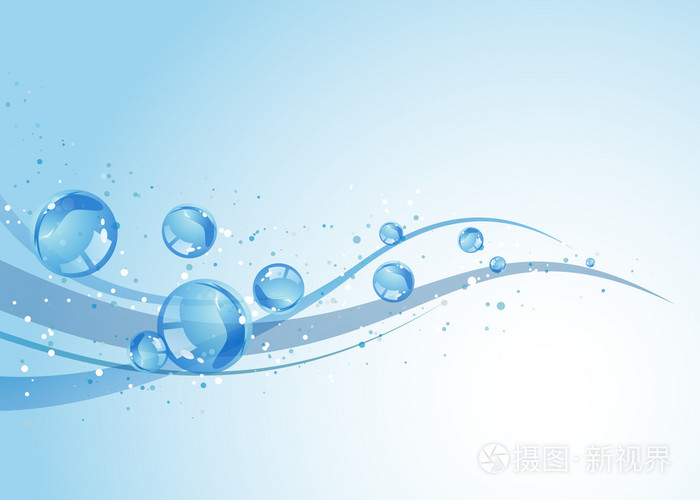 水背景矢量图