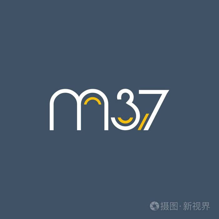 数字和字母徽标m37