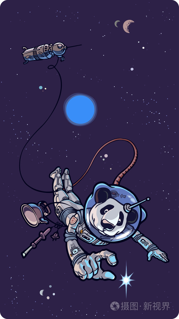 熊猫宇航员.