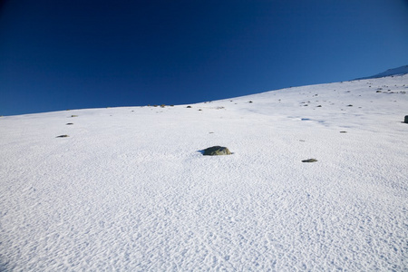 格雷多斯山脉的雪坡