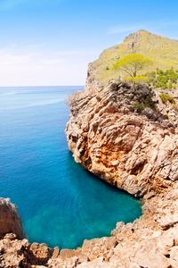 escorca sa calobra 海滩在马洛卡巴利阿里岛