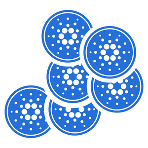 Cardano 硬币平面图标