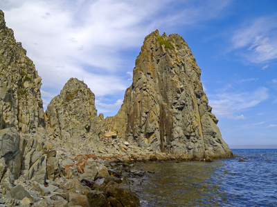 海边的岩石