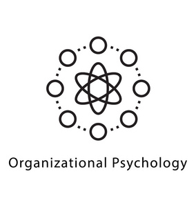 组织心理学向量行图标
