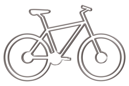 山地自行车线型图片