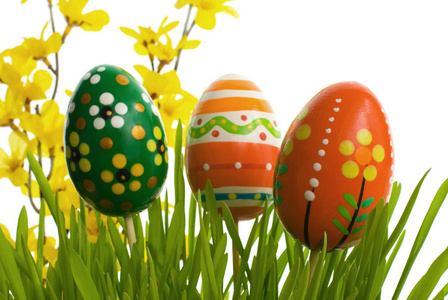 作礼物用之复活节彩色蛋 Easter egg的名词复数 