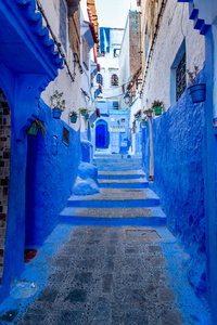 Chefchaouen 蓝色城市摩洛哥