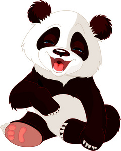 熊猫宝宝笑了