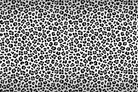 黑边框豹纹, 黑白色灰色带深色边框.矢量照片