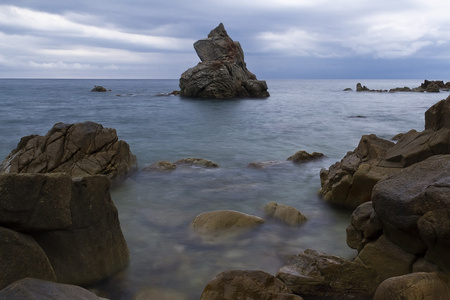 海滩全景