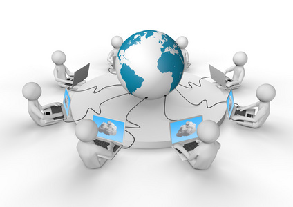 云端互联网连接到云端照片