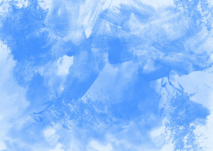 五颜六色的饱和蓝色水彩飞溅背景.