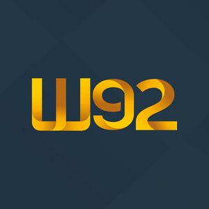 W92 联合字母标志, 矢量插图