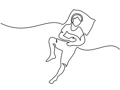 枕头上的人睡觉姿势图片