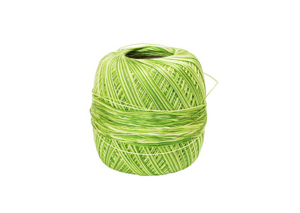 绿色羊毛纤维