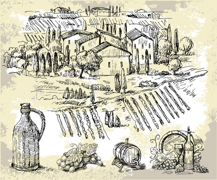 葡萄园原手绘集