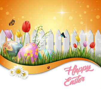 收集复活节彩蛋。春节放假的概念