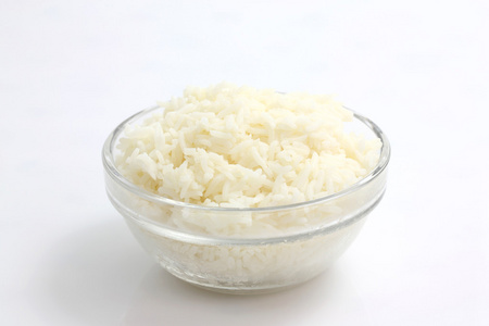 水稻隔离在白色背景