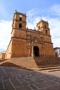 Barichara 在哥伦比亚, 南美洲桑坦德大教堂