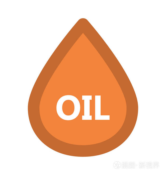 油滴加粗矢量图标