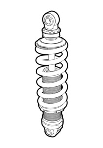 防震圈缓冲器( shock absorber的名词复数 ) 防震器 减震器 阻尼器