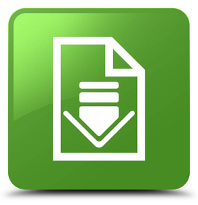 下载文档图标软绿色方形按钮