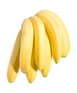 分离出来的一串香蕉图片