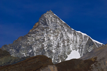 Weisshorn, 白角, 采尔马特, 瓦莱州, 沃利斯, 瑞士, 欧洲