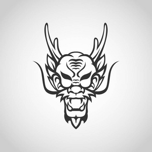 龙矢量徽标图标图示照片