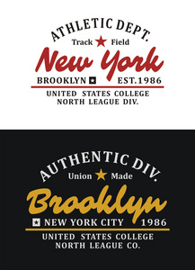 体育纽约字体设计图片