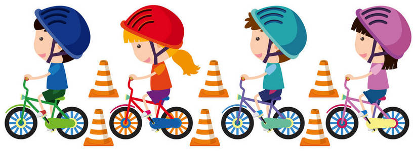 儿童骑自行车头盔