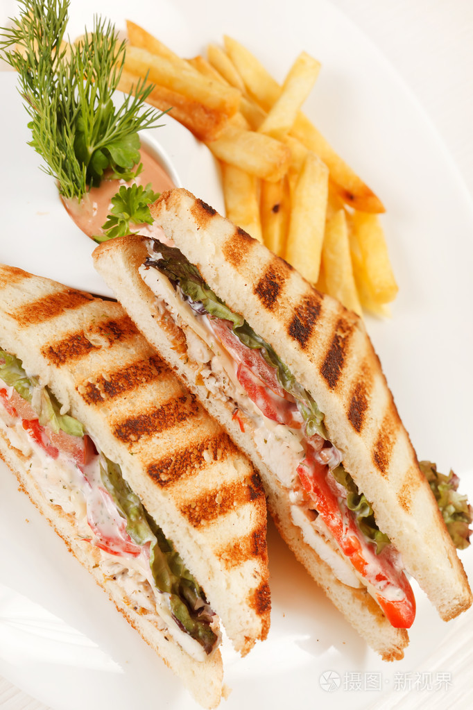 法式炸土豆三明治