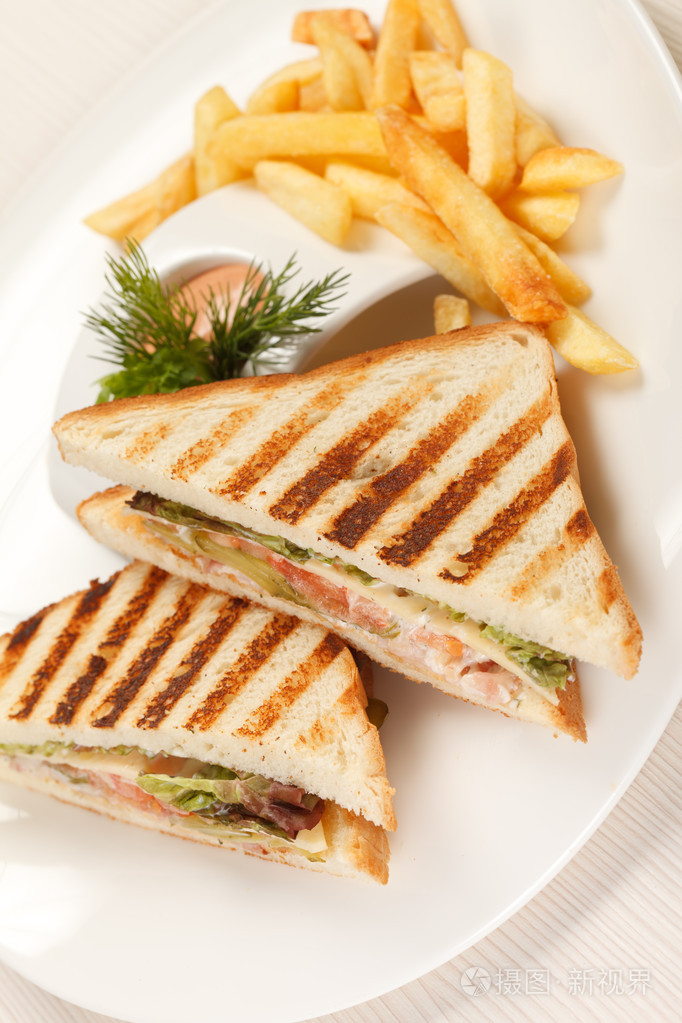 法式炸土豆三明治