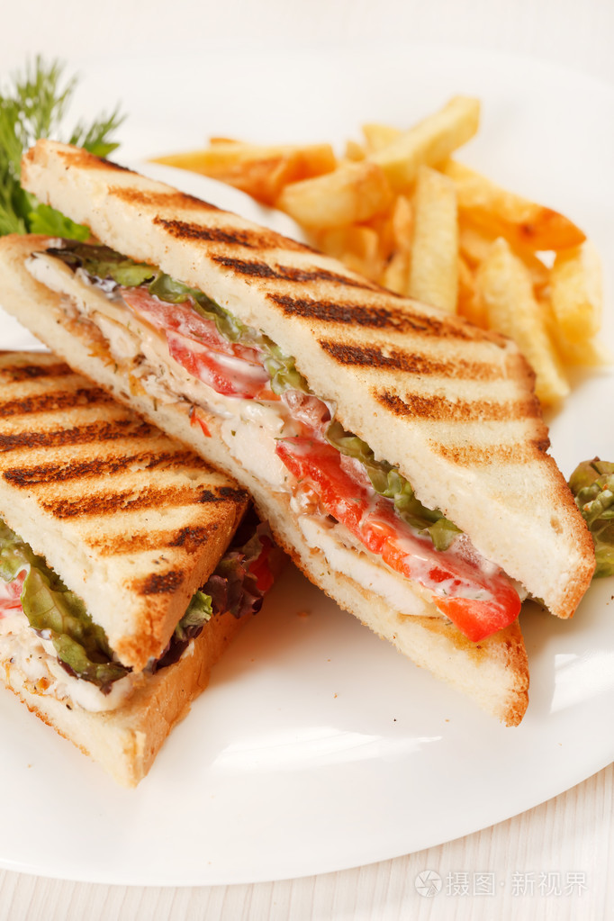 法式炸土豆三明治