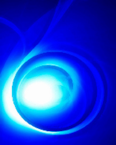 蓝色能量漩涡