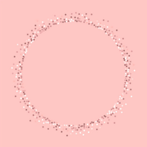 粉红色是金子发光圆形状与粉红色金色亮片粉色背景匀称矢量