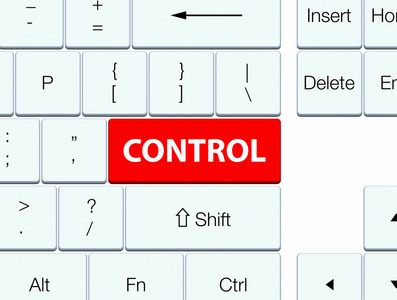 控制红色键盘 按钮