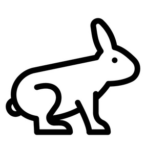 兔子矢量图标