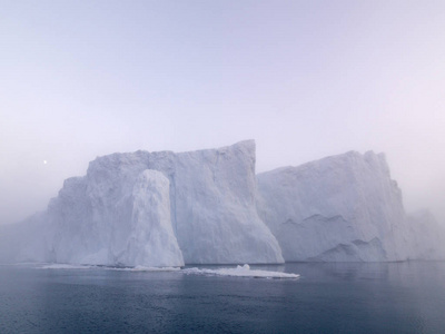 对北冰洋在格陵兰岛北极冰山