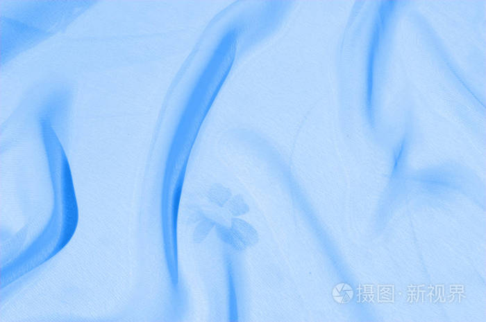 天蓝色的丝绸斜纹.这里是一个 de