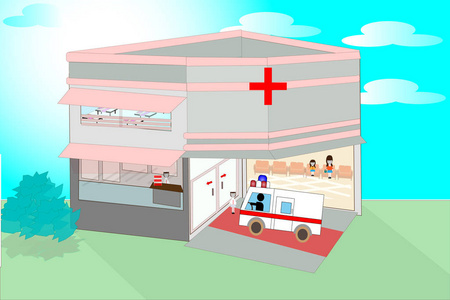 医院和卫生保健设施有一辆救护车审查
