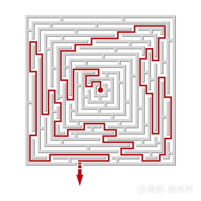 迷宫迷宫的矢量图