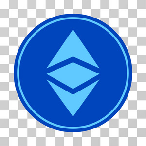 Ethereum 经典硬币矢量图标