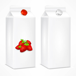 草莓汁包装模板