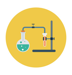 实验平面矢量图标